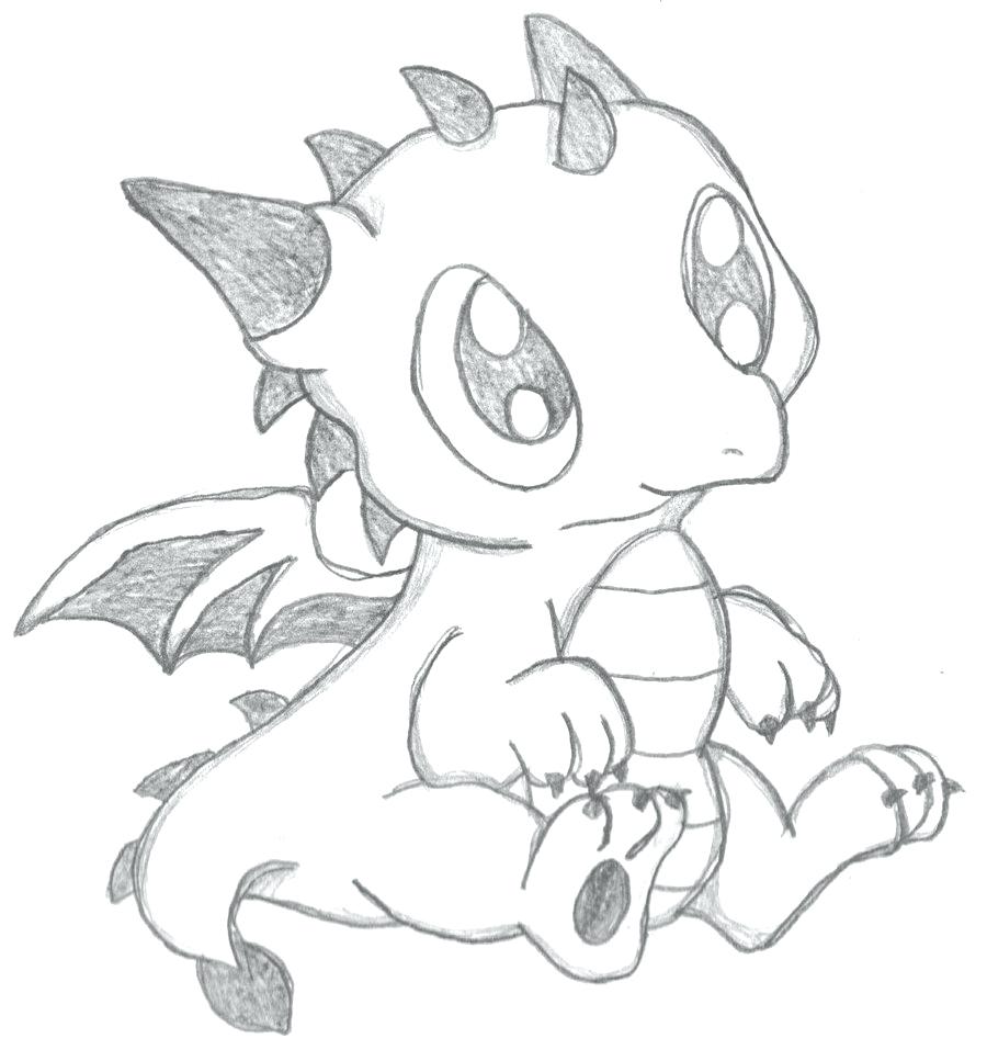 900x957 Coloring Cute Baby Dragon Coloring Pages Template Christmas