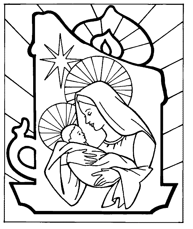 640x761 Xmas Coloring Pages