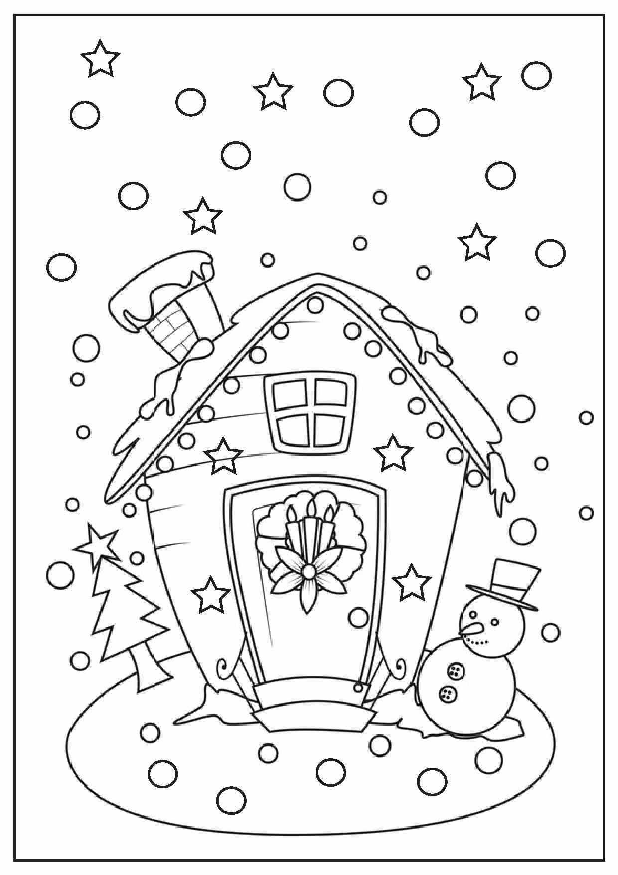 1240x1754 Christmas Coloring Pages Printable