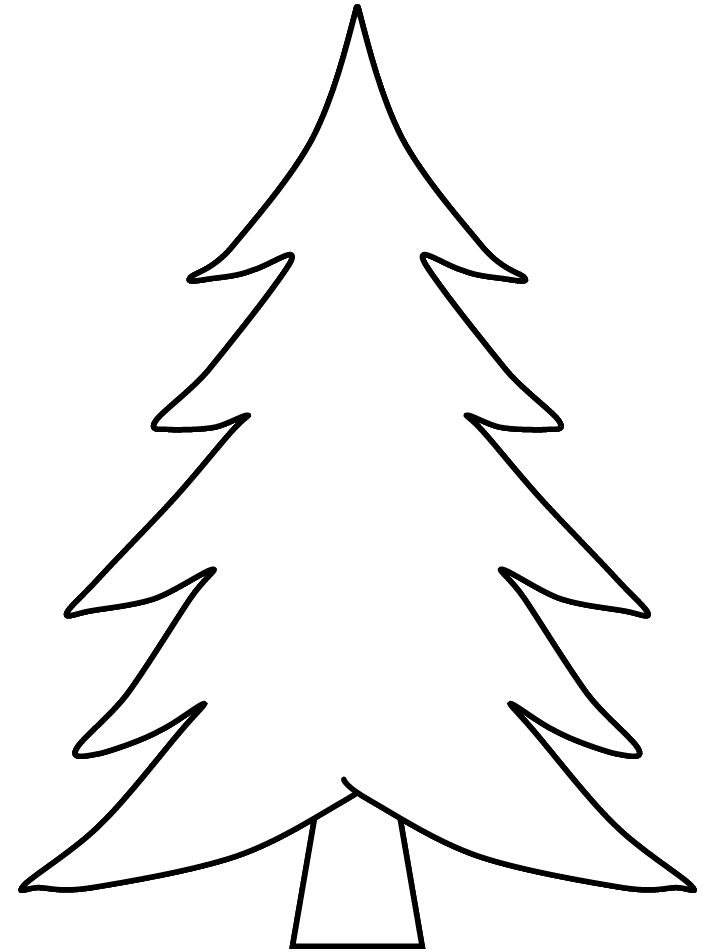 714x952 Old Fashioned Christmas Tree Drawing Merry Christmas Amp Happy New