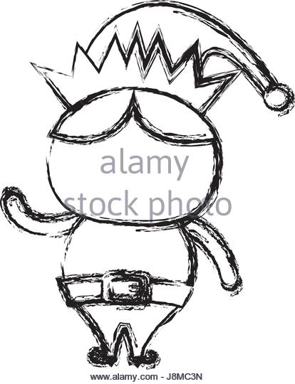 414x540 Elf Hat Drawing Stock Photos Amp Elf Hat Drawing Stock Images