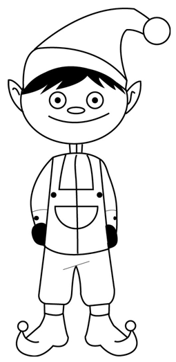 255x523 How To Draw Santa's Christmas Elf With Step By Step Elves Drawing