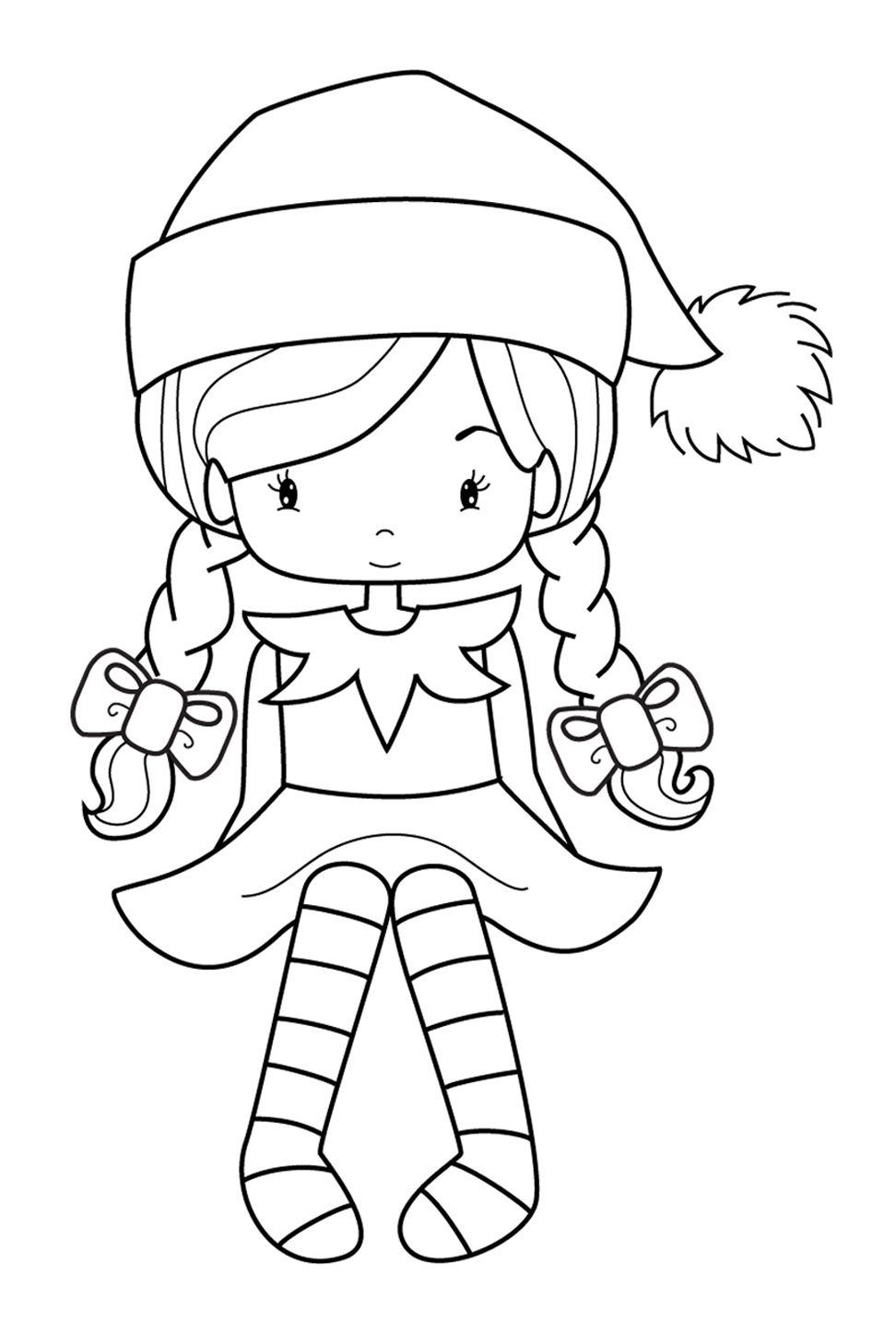 972x1434 Christmas Elf Girl Drawings Christmas Girl Elf Legs