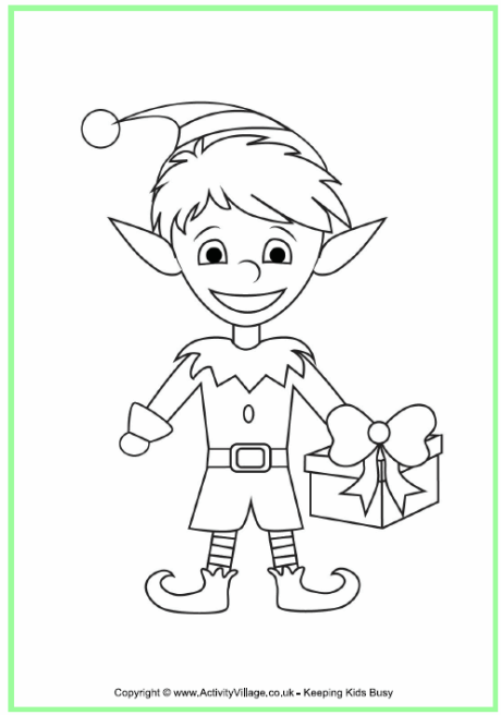 460x656 Christmas Elf Colouring Page Christmas Elves, Xmas