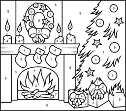 256x226 Christmas Coloring Online