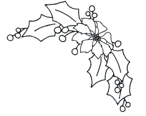 290x232 Christmas Flower Drawings Fun For Christmas