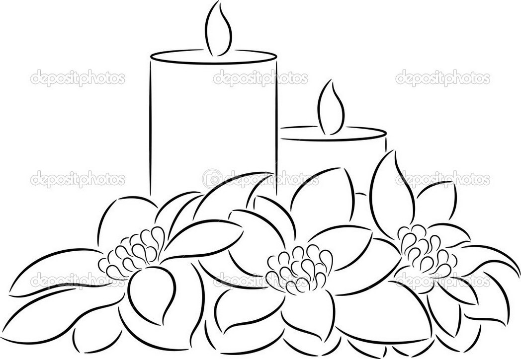 1048x723 Christmas Flowers Coloring Pages