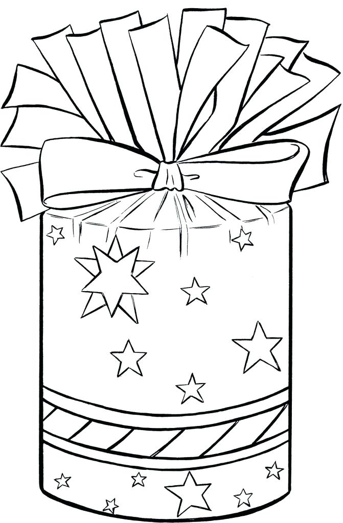 Christmas Gift Box Drawing at GetDrawings | Free download