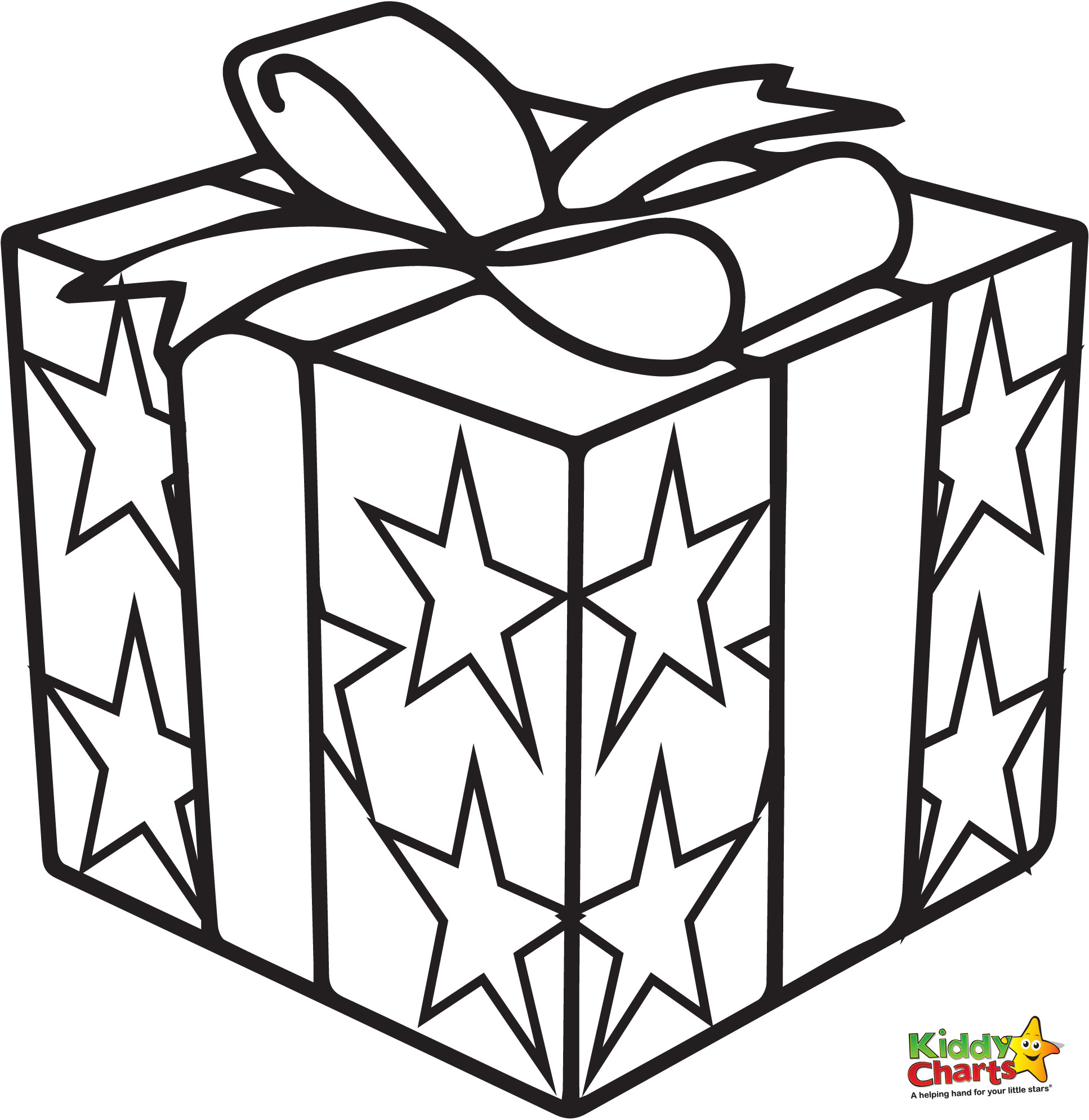 1934x1989 Christmas Gift Box Drawing