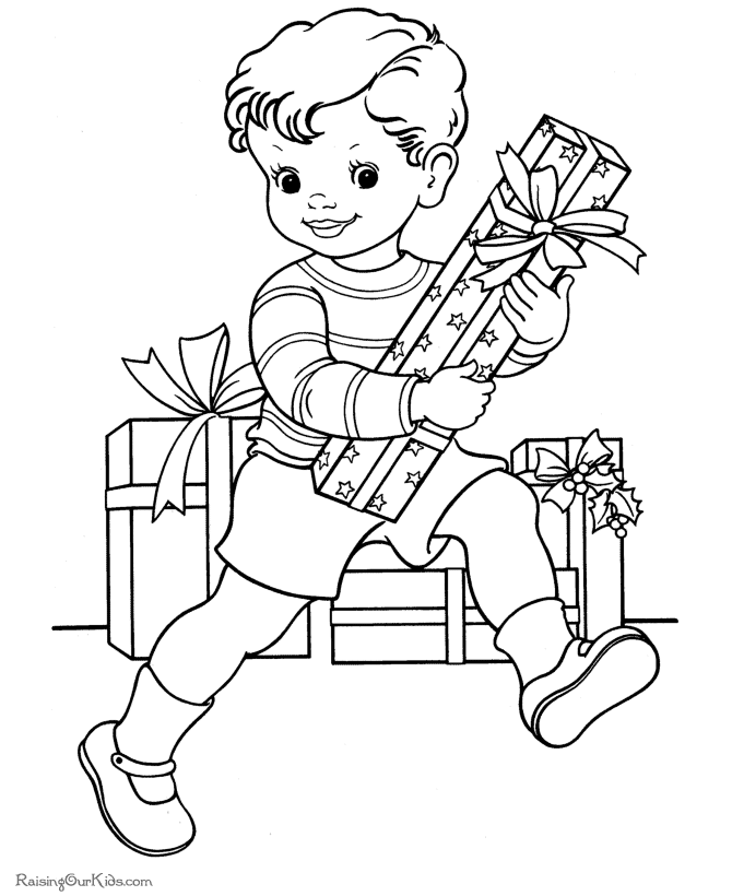 670x820 Kid's Christmas Coloring Pages