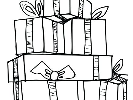 440x330 Presents Coloring Sheets Unique Present Drawing Ideas On Christmas
