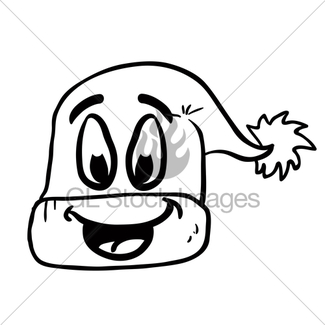 325x325 Freehand Drawn Cartoon Christmas Hat Gl Stock Images