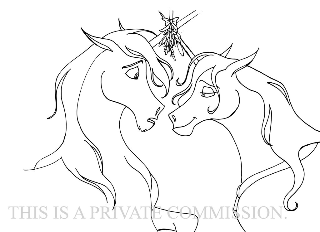 1024x744 Christmas Unicorns Wip By Unicorn Skydancer08