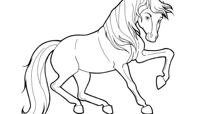 Christmas Horse Drawing at GetDrawings | Free download
