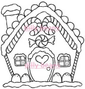 287x300 Gingerbread House Drawings