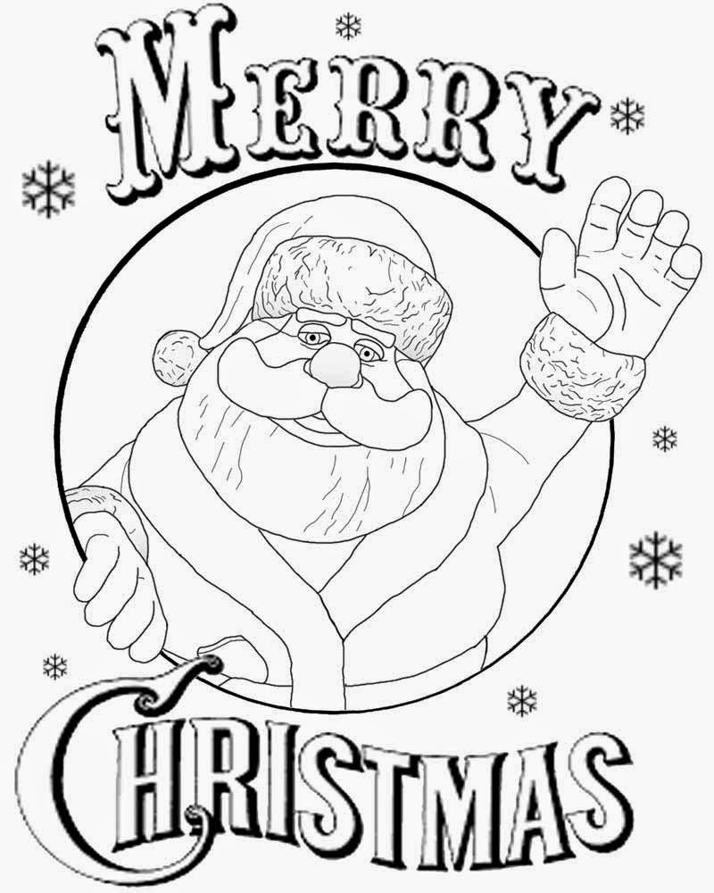 800x1000 Drawn Santa Merry Christmas