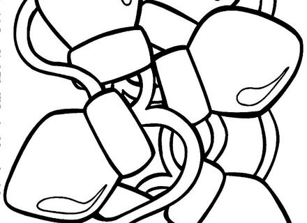 440x320 Christmas Light Bulb Clipart