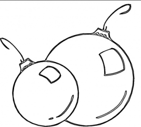 290x261 Christmas Light Bulb Coloring Page Clipart Panda