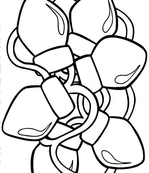 518x600 Christmas Light Coloring Sheet Best 25 Christmas Lights Drawing