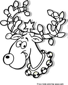 236x296 Christmas Lights Coloring Page Christmas Tree Children'S