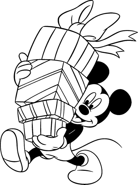 476x640 Mickey Mouse Christmas Coloring Pages Free Disney Mickey Mouse