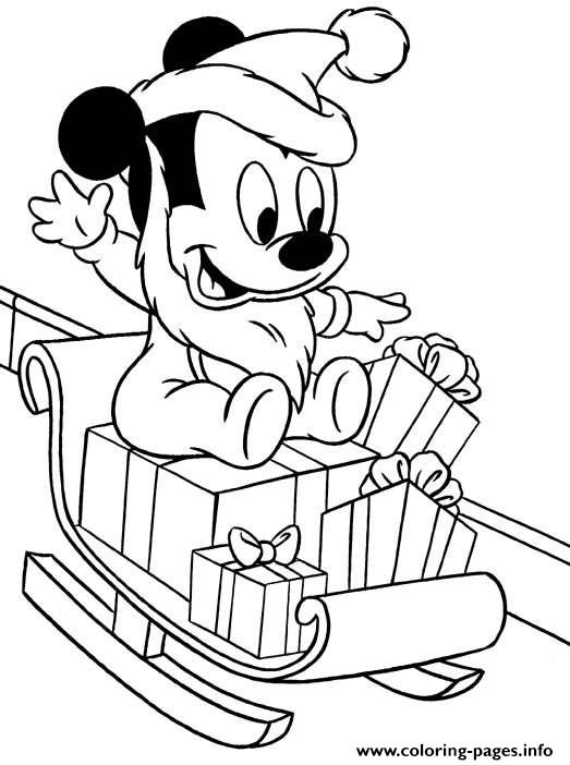 523x702 Mickey Mouse Disney Christmas 7 Coloring Pages Printable