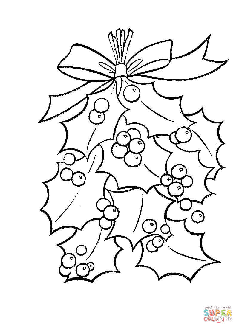 800x1104 Best Mistletoe Coloring Pages 41 For Site With At Theotix Me