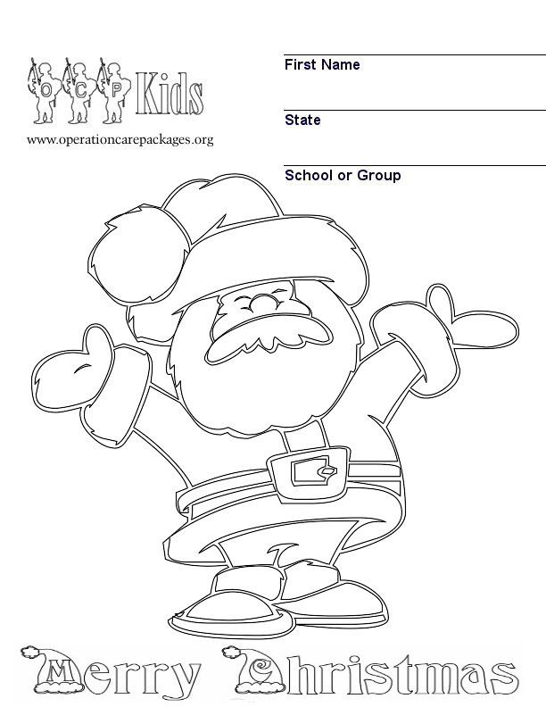 612x792 Send Santa To The Troops