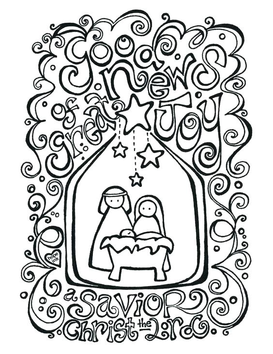 564x731 Free Printable Nativity Coloring Pages Printable Nativity Coloring