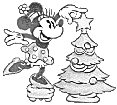 375x336 Disney Christmas Coloring Pages