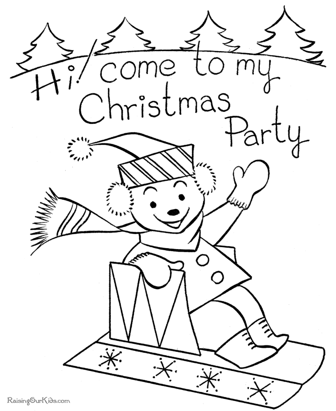 670x820 Free Printable Christmas Coloring Pictures