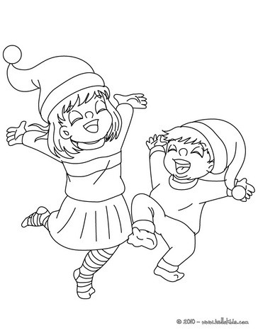 364x470 Christmas Scenes Coloring Pages