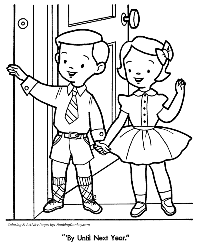 670x820 Christmas Party Coloring Pages