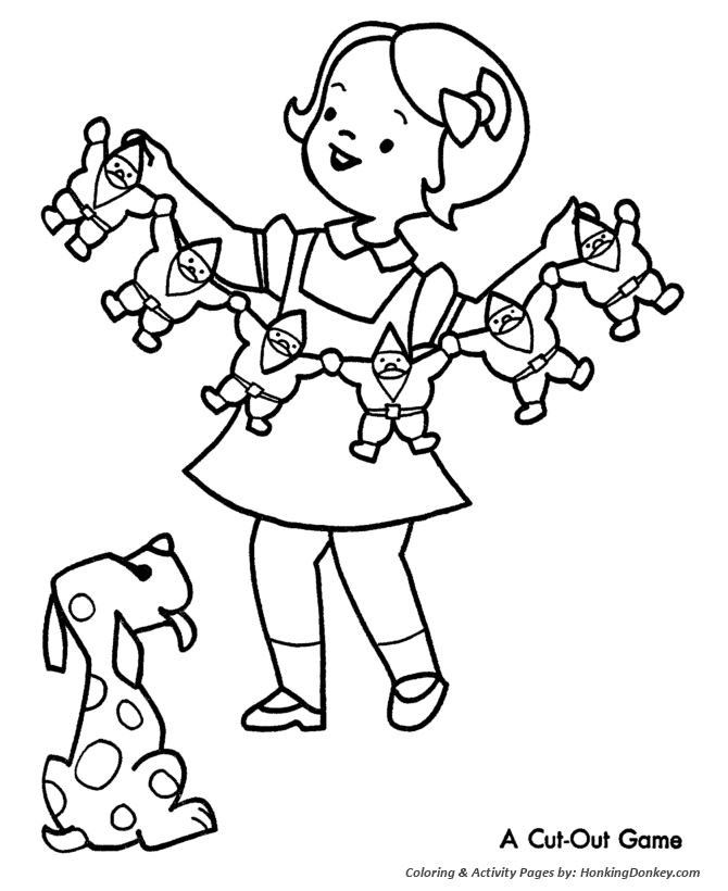 670x820 Christmas Party Coloring Pages