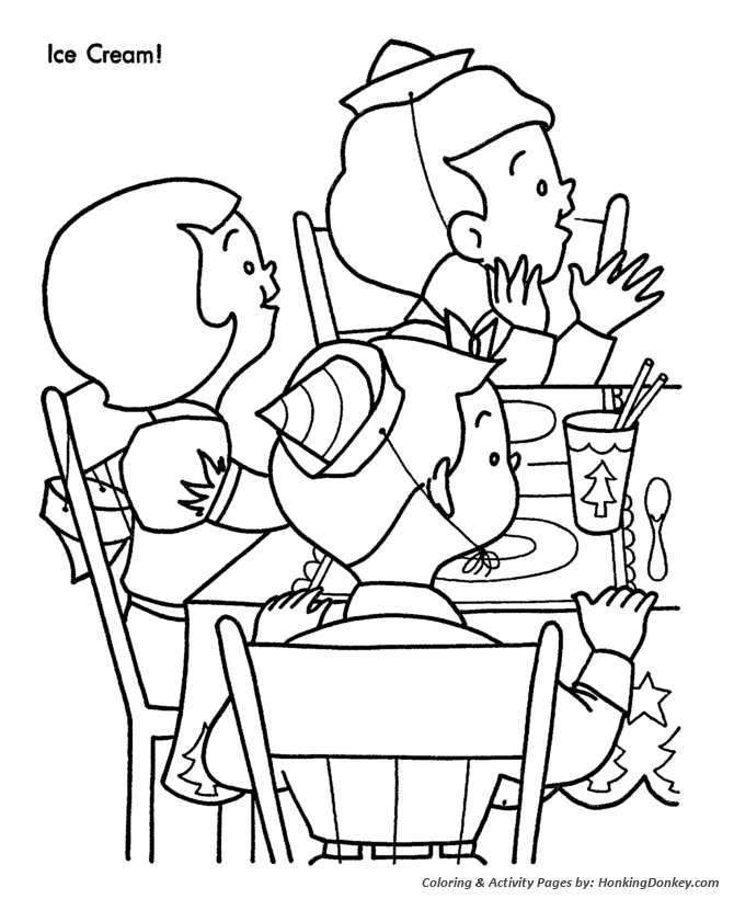 670x820 Christmas Party Coloring Pages