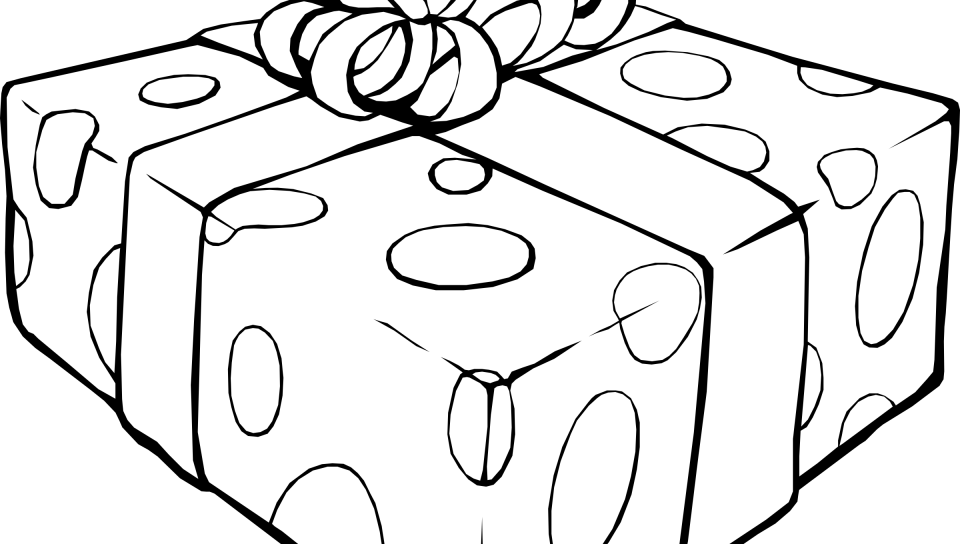 960x544 Christmas Stocking With Presents Coloring Page Many Interesting