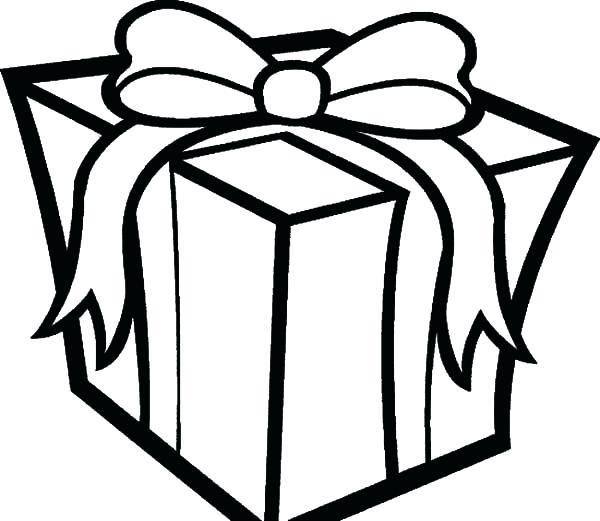 600x521 Christmas Presents Coloring Pages