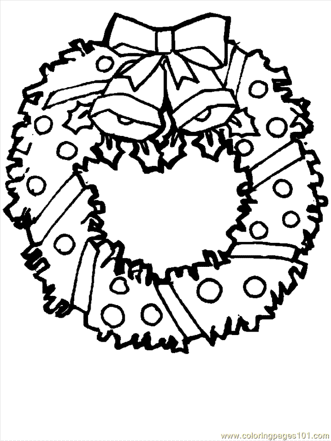 650x866 Christmas Wreath Pictures For Painting!!!! Coloring Pages