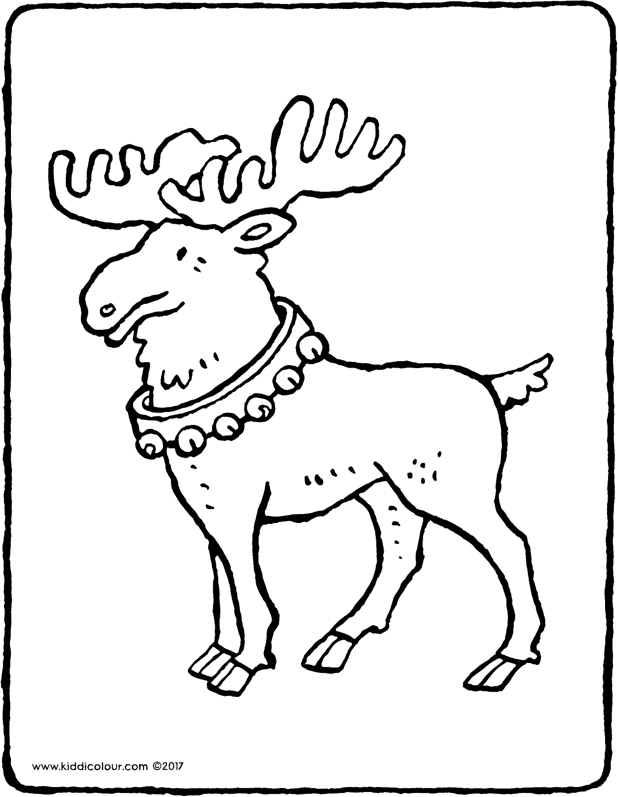 1240x1600 Father Christmas' Reindeer