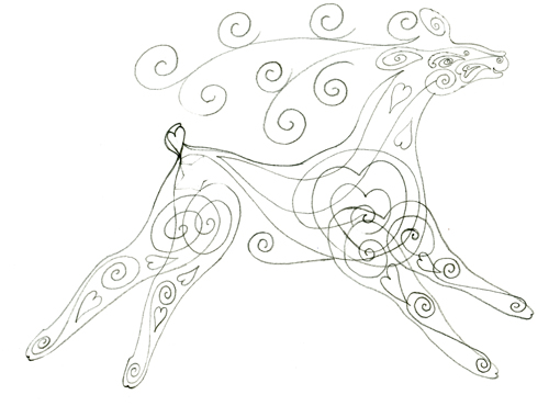 500x370 Christmas Reindeer