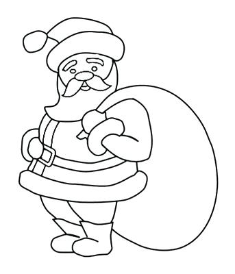 Christmas Santa Drawing at GetDrawings | Free download