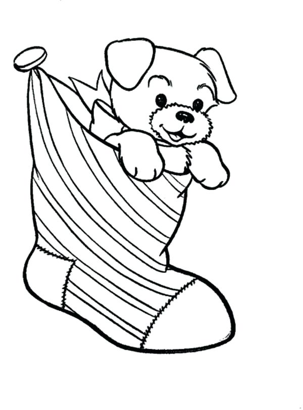 600x812 Christmas Stockings Coloring Pages