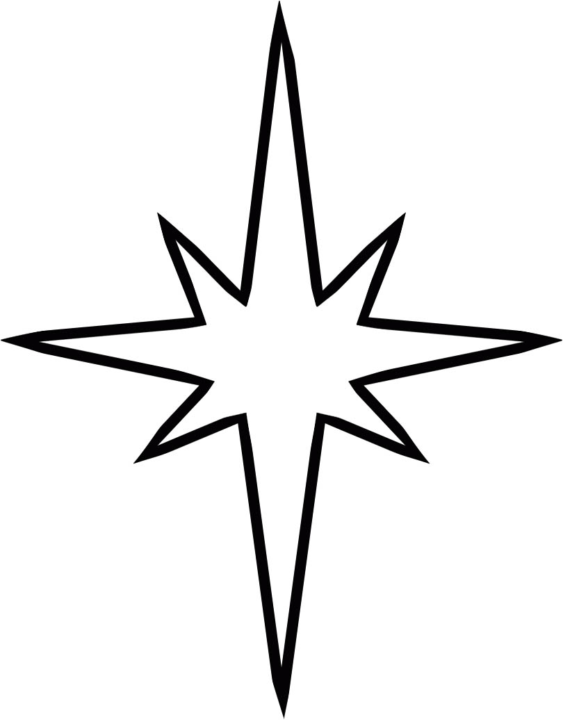 Christmas Star Drawing at GetDrawings | Free download