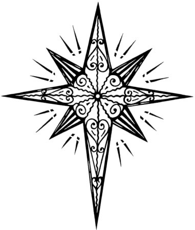 381x450 Star Of Bethlehem Drawing