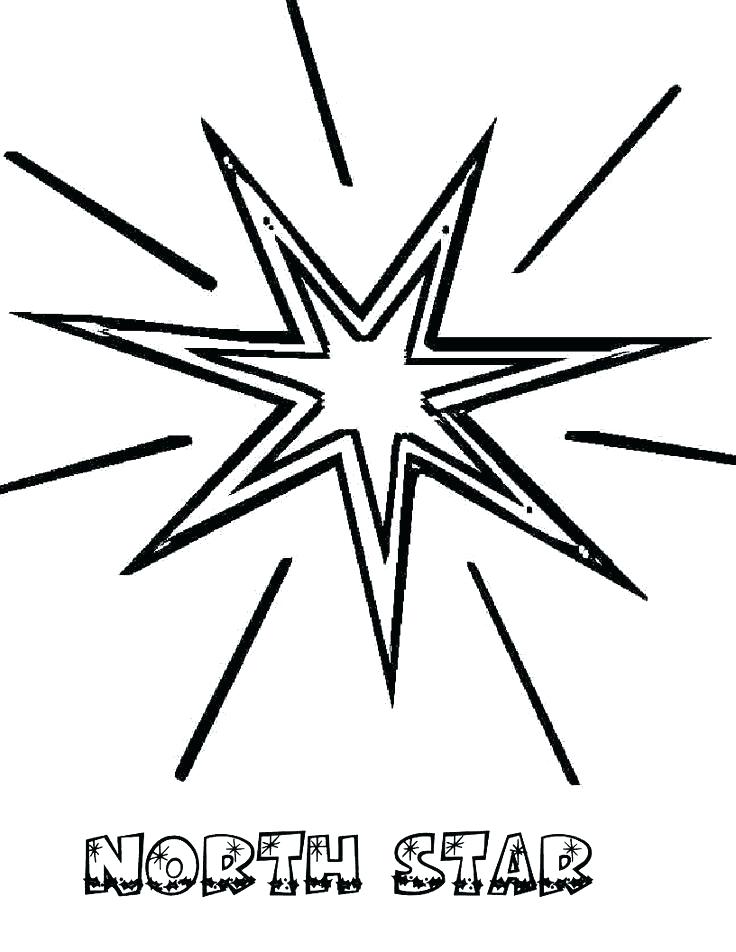 736x952 Christmas Star Coloring Page Star Coloring Page North Star