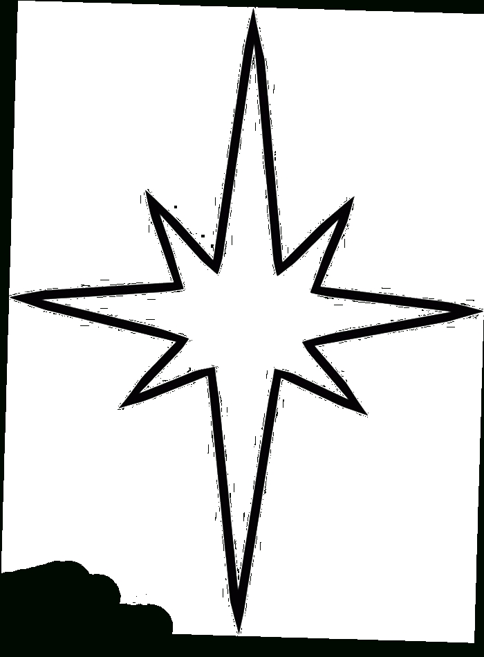 700x949 Christmas Star Coloring Pages