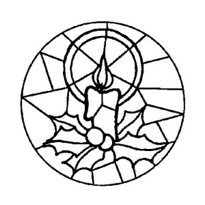 300x300 Mandala Christmas Stars Outline Coloring Pages Mandala Christmas