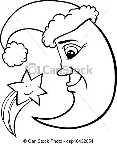 380x470 Christmas Star Clip Art Black And White Clipart Panda
