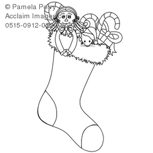 Christmas Stocking Drawing