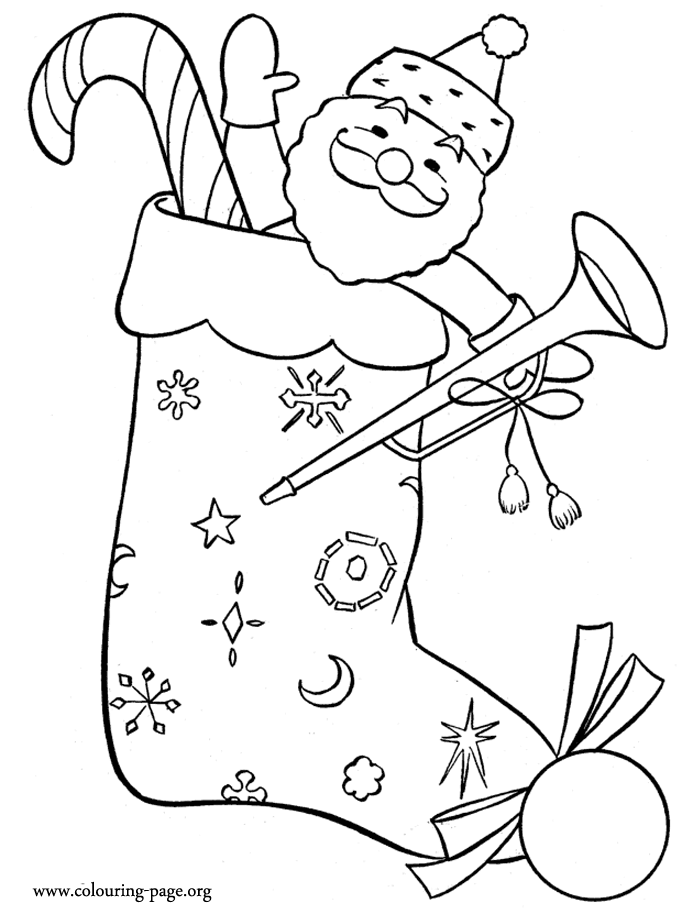 700x914 Coloring Page Christmas Stocking Drawing Merry Christmas Amp Happy